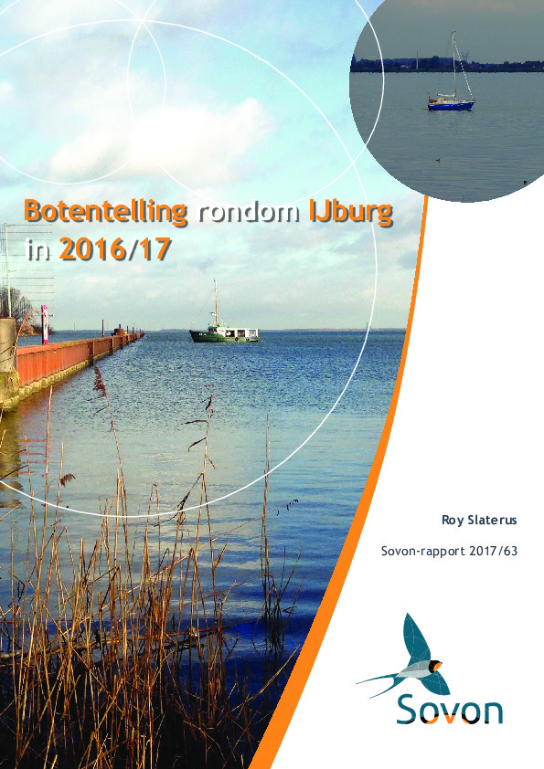 Omslag Botentelling rondom IJburg in 2016/17