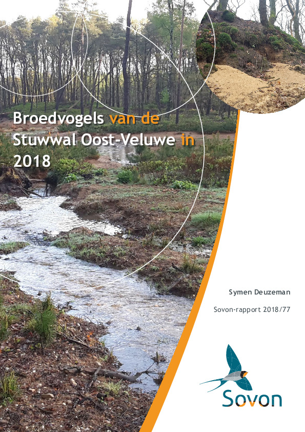 Omslag Broedvogels van de Stuwwal Oost-Veluwe in 2018