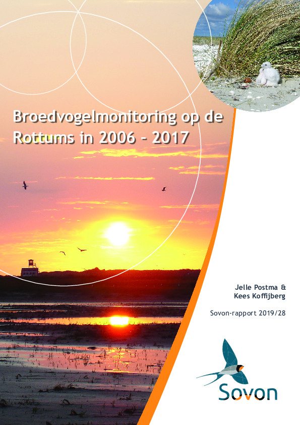 Omslag Broedvogels van de Rottums in 2006-2017