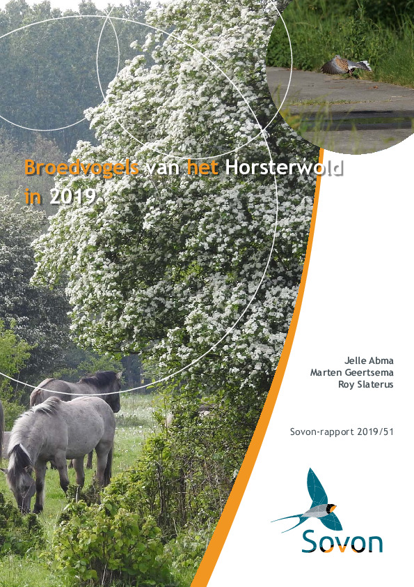 Omslag Broedvogelinventarisatie Horsterwold 2019