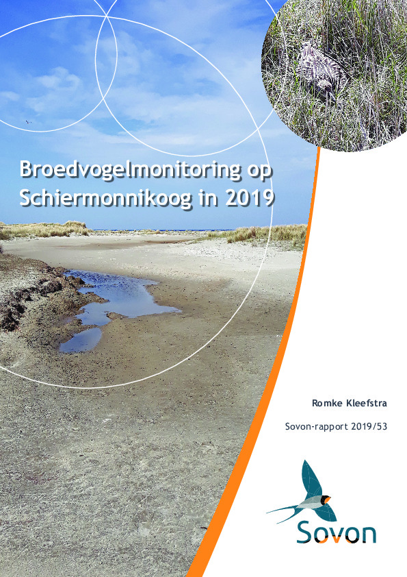 Omslag Broedvogelinventarisatie Schiermonnikoog 2019