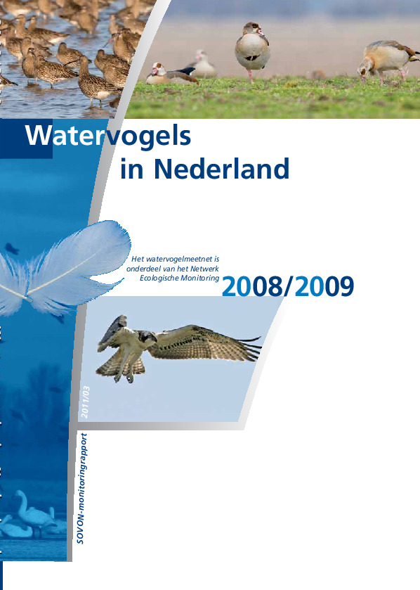 Omslag Watervogels in Nederland in 2008/2009