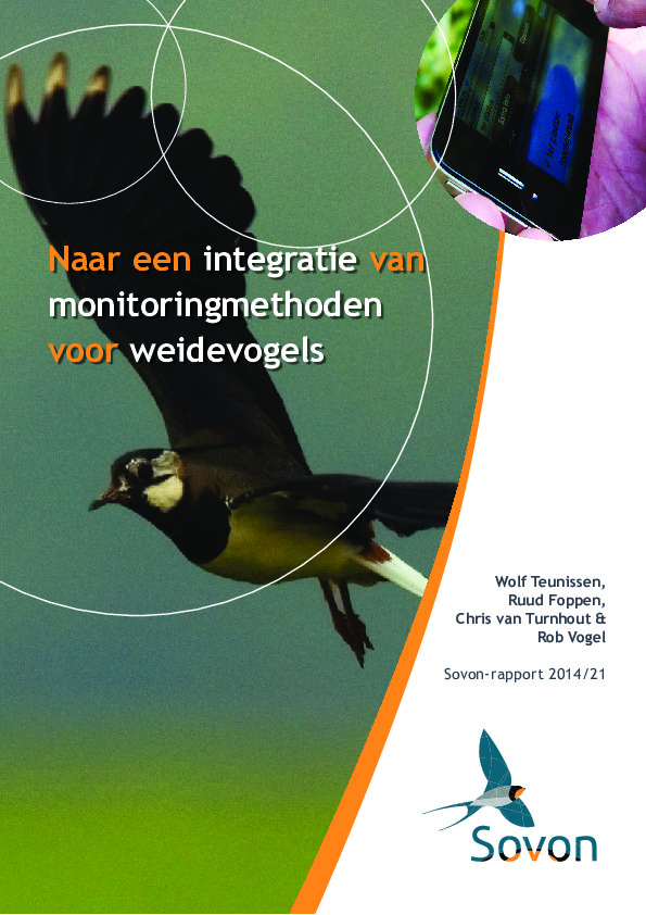 Omslag Naar een integratie van monitoringmethodieken voor weidevogels