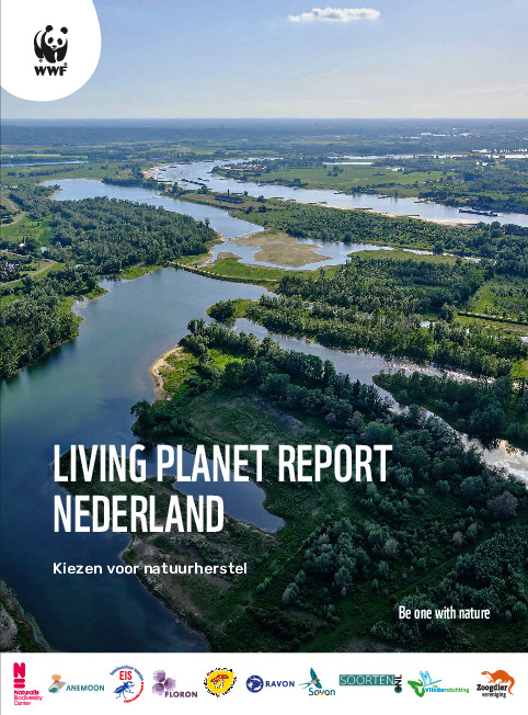 Omslag Living Planet Report: kiezen voor natuurherstel