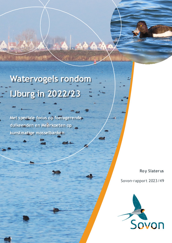 Omslag Watervogels rondom IJburg in 2022/23