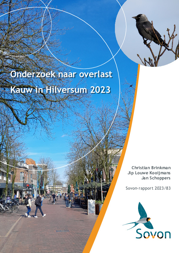Omslag Onderzoek naar overlast  Kauw in Hilversum 2023