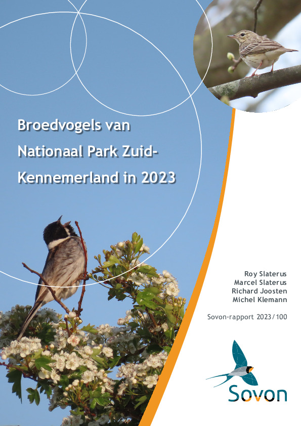 Omslag Broedvogels van Nationaal Park Zuid-Kennemerland in 2023