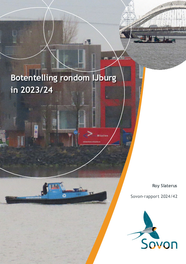 Omslag Botentelling rondom IJburg in 2023/24