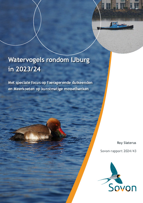 Omslag Watervogels rondom IJburg in 2023/24