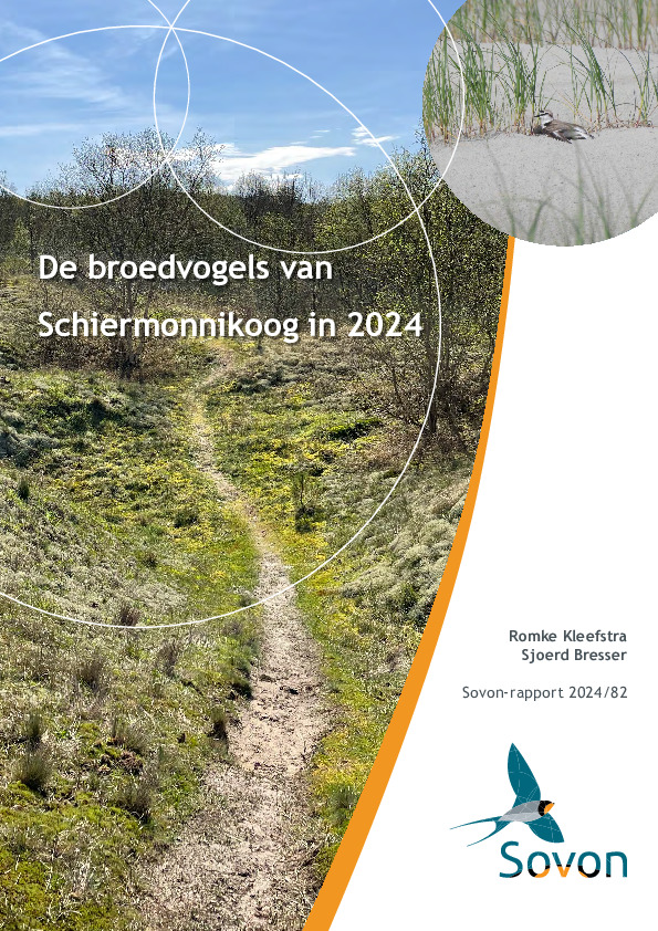 Omslag De broedvogels van Schiermonnikoog in 2024