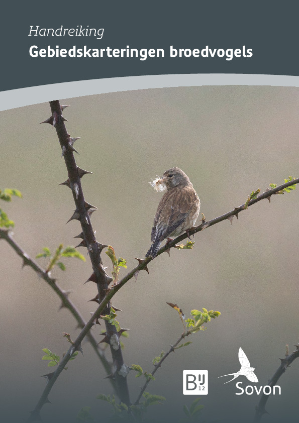 Omslag Handreiking gebiedskarteringen broedvogels