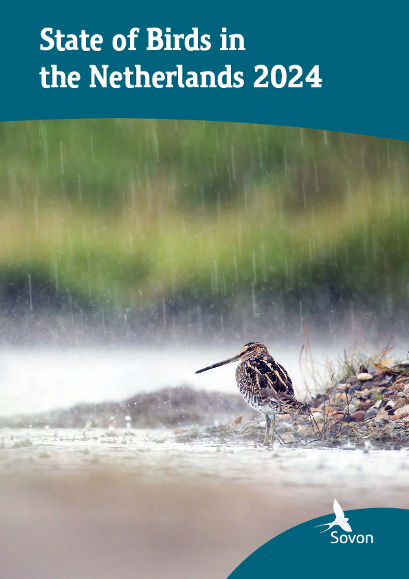 Omslag State of Birds in the Netherlands 2024