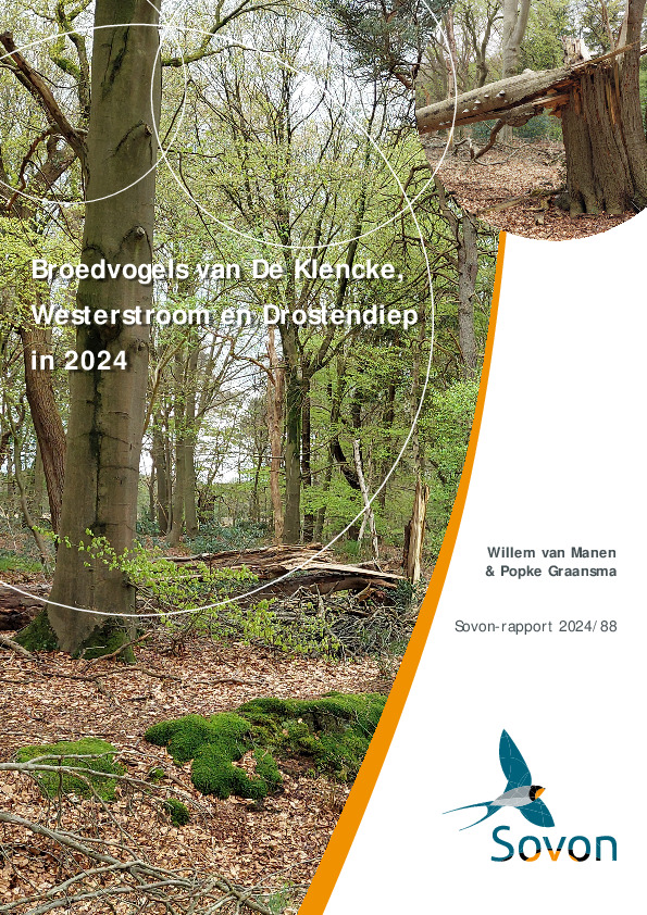 Omslag Broedvogels van De Klencke, Westerstroom en Drostendiep in 2024