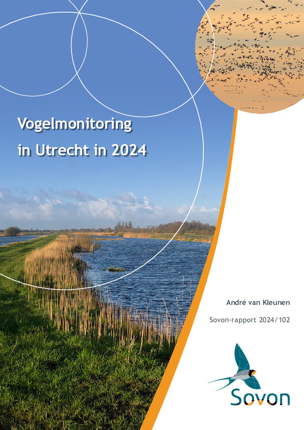 Omslag Vogelmonitoring in Utrecht in 2024