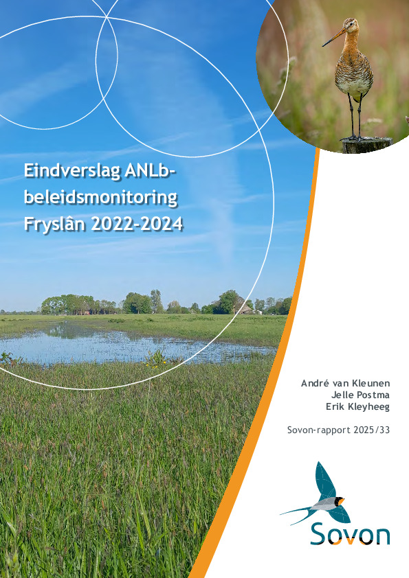 Omslag Eindverslag ANLbbeleidsmonitoring Fryslân 2022-2024