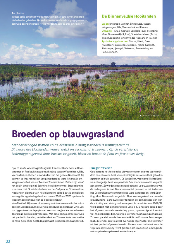 Omslag Broeden op blauwgrasland