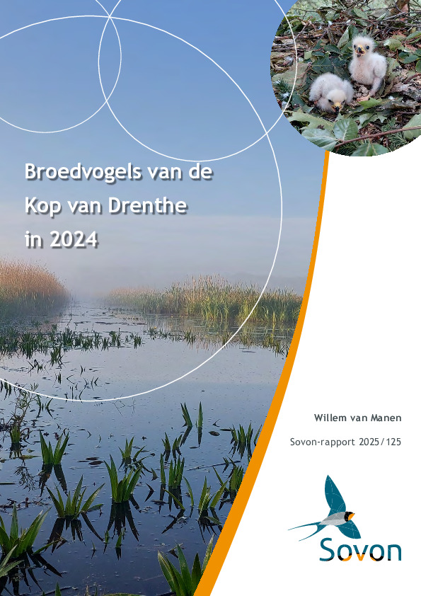Omslag Broedvogels van de Kop van Drenthe in 2024