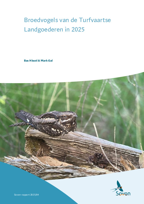 Omslag Broedvogels van de Turfvaartse Landgoederen in 2025