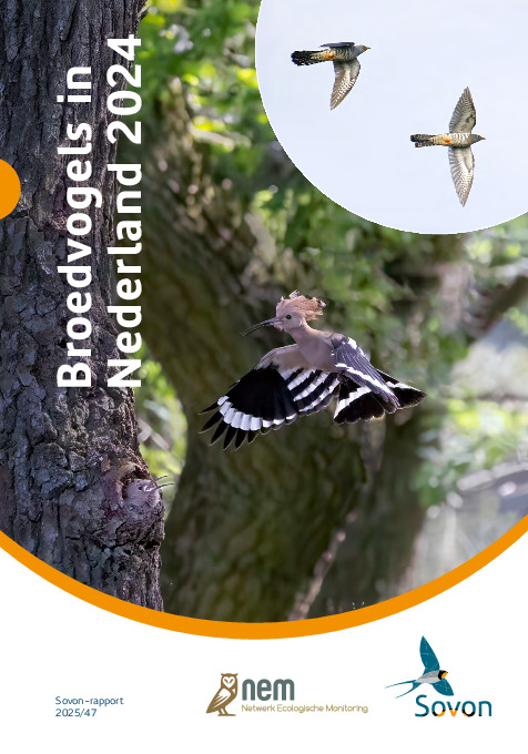 Omslag Broedvogels in Nederland in 2024