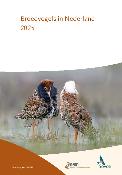 Omslag Broedvogels in Nederland in 2025