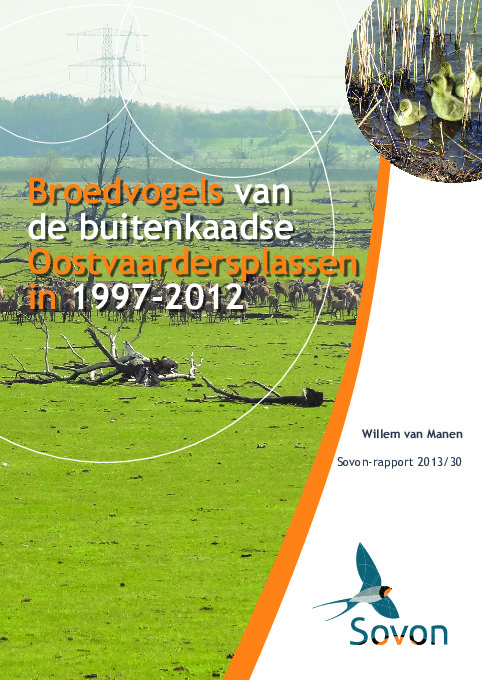 Omslag Broedvogels van de buitenkaadse Oostvaardersplassen in 1997, 2002, 2007 en 2012