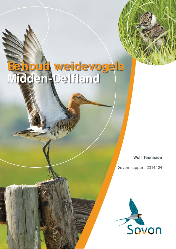 Omslag Behoud weidevogels Midden Delfland