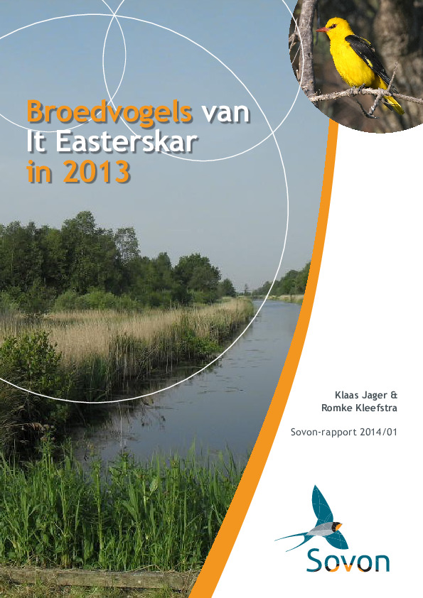 Omslag Broedvogels van It Easterskar in 2013