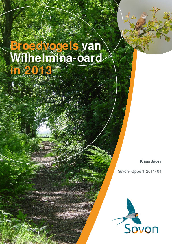 Omslag Broedvogels van Wilhelmina Oard in 2013