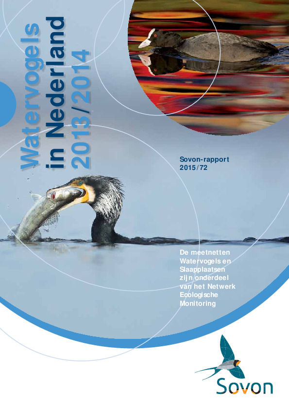 Omslag Watervogels in Nederland in 2013/2014