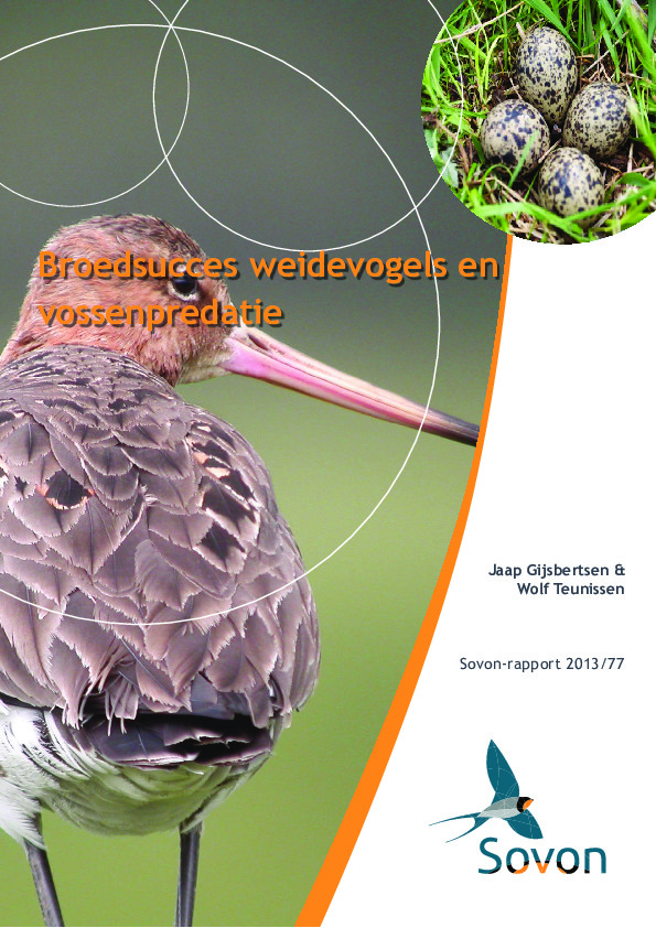 Omslag Broedsucces weidevogels en vossenpredatie