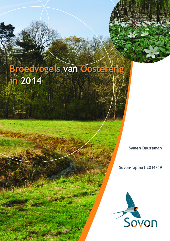 Omslag Broedvogels van Oostereng in 2014