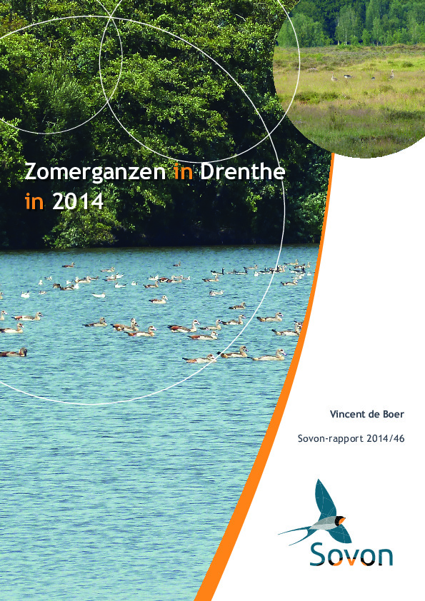 Omslag Zomerganzen in Drenthe in 2014