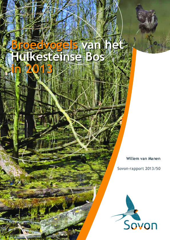 Omslag Broedvogels van het Hulkesteijnse Bos in 2013