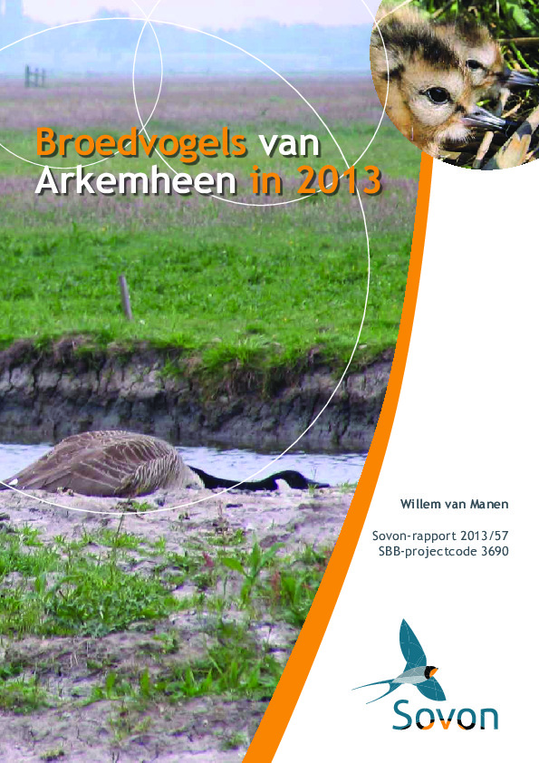 Omslag Broedvogels van De Middenloop in 2013