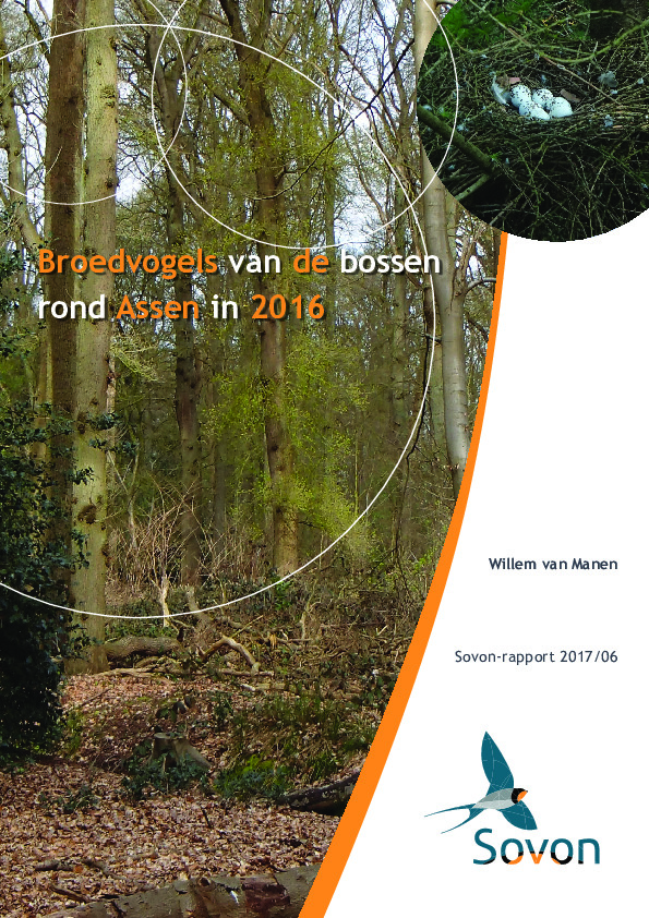 Omslag Broedvogelkartering Asserbosch 2016