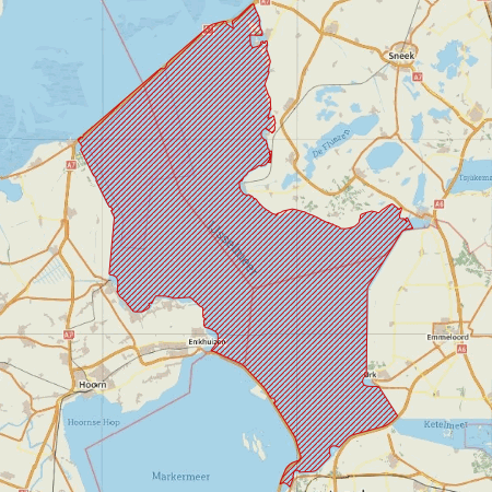 Begrenzing Natura 2000-gebied IJsselmeer